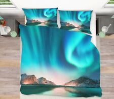 3D Blue Aurora ZHUB2172 Bed Pillowcases Quilt Duvet Cover Queen King Zoe