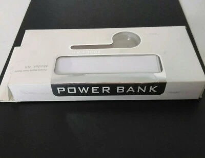 Mobile Power Bank 2600mAh White Model A5 NIB - Image 1 of 3