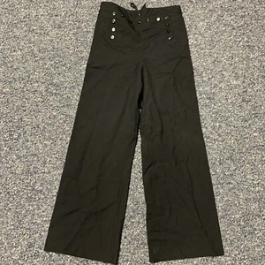Vintage US Navy Crackerjack 13 Knöpfe 100 % Wolle schwarz Uniform Hose Größe 32 x 31 - Bild 1 von 15