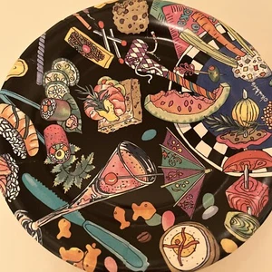 Vintage 90er Deko Nicole Miller Pappteller Neu In Verpackung Versiegelt - Bild 1 von 10