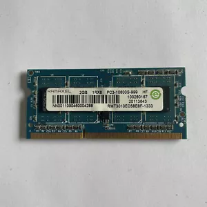 Ramaxel 2GB DDR3 RAM PC3-10600 1333Mhz non-ECC SoDimm RMT3010EC58E8F-1333 - Picture 1 of 3