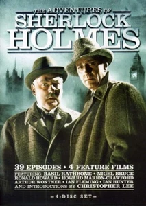 NEW DVD The Adventures of Sherlock Holmes : 39 Episodes + 4 Feature Films  - Picture 1 of 4