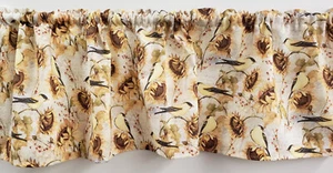 Harvest Sunflowers & Birds Swags, Valances or Curtains - Picture 1 of 11