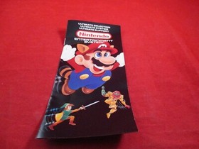 "Ultimte Selection" Nintendo NES Promo Store Brochure Mario 3 Metroid Zelda