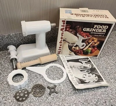 Kitchenaid Food Grinder Stand Mixer Attachment FGA Complete - Image 1 of 4