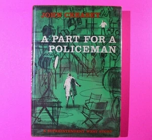 A Part for a Policeman by John Creasey, 1970 First Edition, Hardcover DJ Mystery - Picture 1 of 5