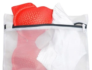 Lingerie Mash Washing Bags Delicate Underwear Laundry Bags 4 multi-size Zipper - Picture 1 of 7