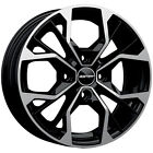 Alloy Wheel Gmp Matisse For Opel Crossland X 75X18 4X108 Black Diamond B3c