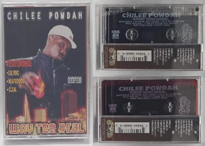 LOT OF 2 Chilee Powdah Way Too Real tape C.IN Lil Ric Mafiosos RARE cassette SET - Foto 1 di 9