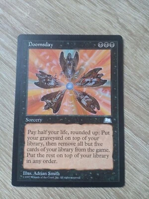 Doomsday, Weatherlight, MTG, black, rare, 1997 - Image 1 of 4