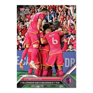 2023 MLS TOPPS NOW #210 St. Louis City SC Win Division in 1st Year - IN HAND - Picture 1 of 1