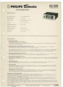 Manual de servicio Philips para N 2600 Copy - Imagen 1 de 1