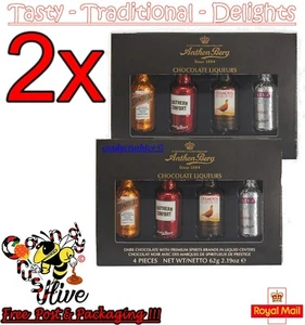 Anthon Berg Dark Chocolate Liqueurs 4 Pieces - 62g - Picture 1 of 1