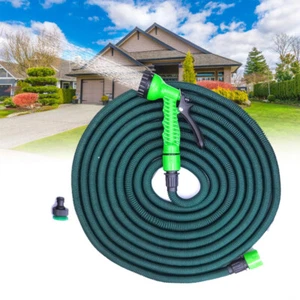 TUBO DA GIARDINO TELESCOPICO CON PISTOLA 7 FUNZIONI DURABLE HOSE VARIE MISURE - Imagen 1 de 12