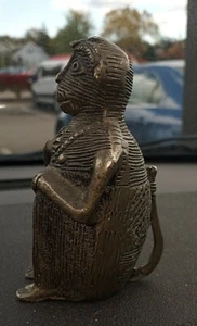 Monkey King Antique Tiboli T'boli Tboli Tribe Brass Sculpture Art Philippines - Picture 1 of 5