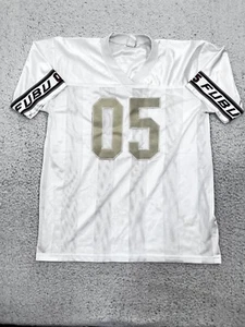 Men's Vintage FUBU Collection White 05 Jersey Top Made in USA Size L - Picture 1 of 12