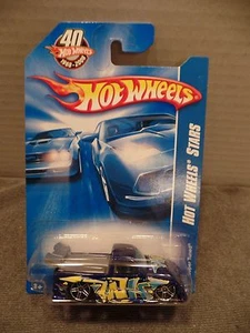 HOT WHEELS Super Tuned , 2008 All Stars  #74 Dark Blue Truck Low Rider Tail Fin - Picture 1 of 4