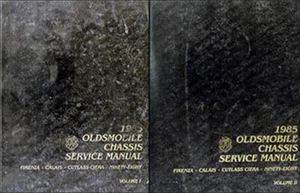 1985 Olds Repair Shop Manual Oldsmobile Firenza Calais Cutlass Ciera 98 Service - Picture 1 of 3