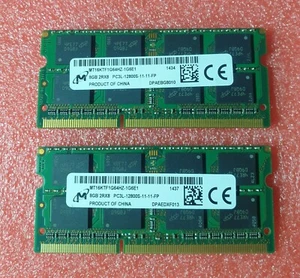Micron 16GB 2X8GB PC3L 12800 DDR3L 1600MHZ DDR3L 204PIN Laptop Memory 1G6E1 - Picture 1 of 1