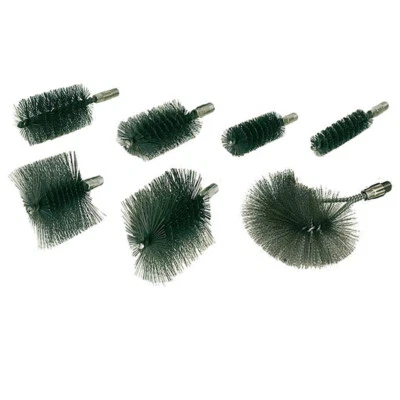 Kesselbürsten Set 7 Heizkesselbürste Stahl Kesselbürste M 10 Heizung Bürste Ofen - Bild 1 von 2
