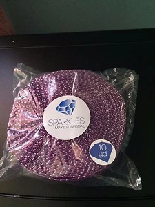 Diamant Mesh Rolle Kristall Band 1,5 Zoll mal 30 Fuß lila - Bild 1 von 2