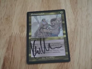 Artist Signed LP MTG - Eladamri's Call - Planeshift - Magic the Gathering #106 - Picture 1 of 2