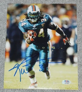 RICKY WILLIAMS signiertes MIAMI DOLPHINS 8x10 Foto + PSA ZEUGE COA 4C19403 - Bild 1 von 1