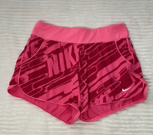 Nike Dri-Fit Pink Athletic Girl Shorts Lightweight Size M - Picture 1 of 7