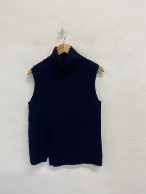 Fabulous Vince Knitted vest UK M Navy wool cashmere SH493 - Image 1 of 4