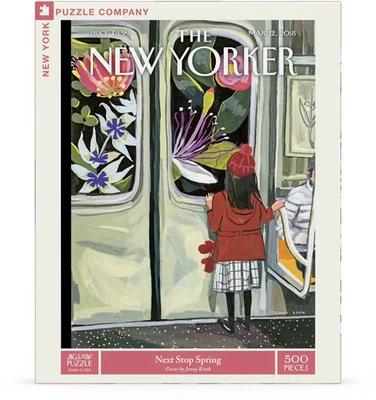 Next Stop Spring The New Yorker 500 Piece Jigsaw Puzzle NYPC New - Image 1 of 3