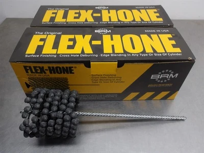 2 ¡NUEVOS! BRM GB 3-1/2" Carburo de Silicio Flex-Hone Cepillo 120 Grano GB31212 Foto 1 de 2