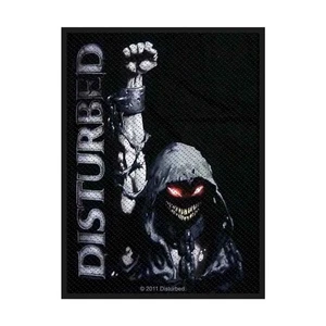 DISTURBED EYES WOVEN SEW ON PACKED PATCH OFFICIALLY LICENSED PATCH - Picture 1 of 7