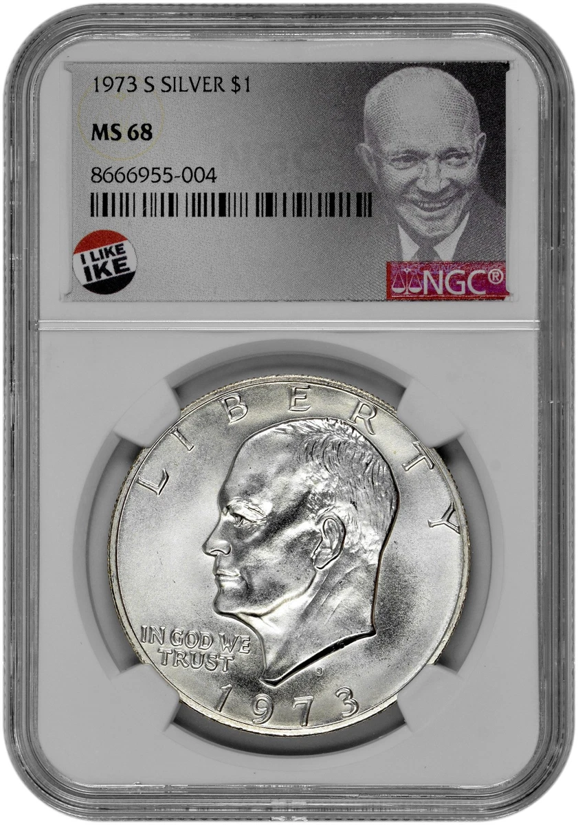 MS 68 Graded Eisenhower Dollars 1971-1978 for sale | eBay
