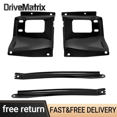 Bumper Bracket Set For 2005-2007 Ford F-250 Super Duty Front Driver Passenger - Image 1 of 4