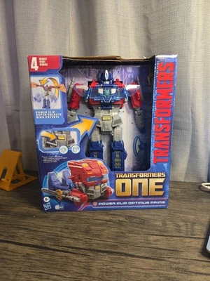 🔥Transformers One Movie Power Flip Optimus Prime (Orion Pax) Action Figure - Image 1 of 4
