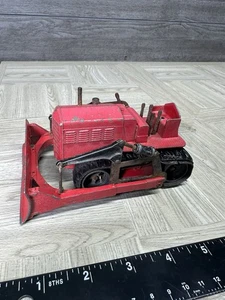 DINKY 561 'BLAW KNOX BULLDOZER'. RED. ORIGINAL. VINTAGE. Metal Toy - Picture 1 of 16