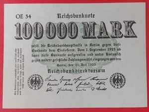 Germany 100000 Mark 1923 Pick 91a aUNC - Picture 1 of 1