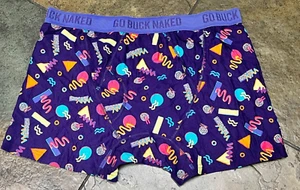 325 DULUTH XL LETS PARTY Go Buck Naked Performance Short Boxer Brief Short #412 - Picture 1 of 5