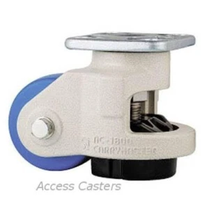 3Z93F Ultra Heavy Duty Leveling Swivel Caster, 1,984 lb. Capacity, Nylon Wheel - Picture 1 of 1