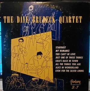 DAVE BRUBECK QUARTET 10" LP SELF TITLED FANTASY PAUL DESMOND 1952 - Foto 1 di 2