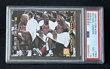 MICHAEL JORDAN 1999 Sports Illustrated for Kids SI 1996 Best Team Ever PSA 6