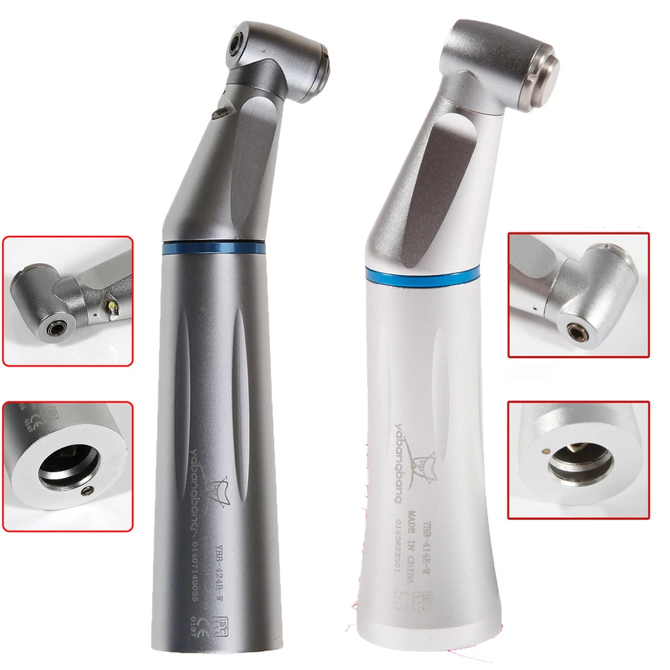 YABANGBANG NSK Style Dental Inner Water (LED) Slow /Low Speed Contrangolo Manipolo Push 1:1