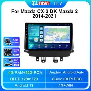 For Mazda CX3 Mazda 2 DK 2015-2018 CarPlay Car Radio GPS Multimedia Auto Player - Picture 1 of 32