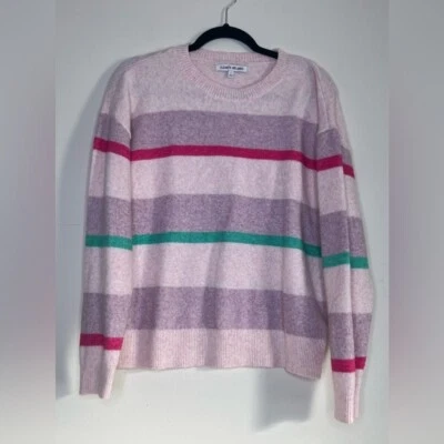 Elizabeth and James Mujer Talla L Cuello Redondo Multicolor Rayas Jersey Suéter Foto 1 de 4