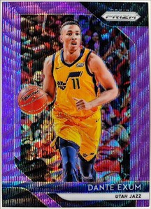 2018 Panini Prizm Dante Exum Purple Wave Prizm Utah Jazz SSP RARE #163