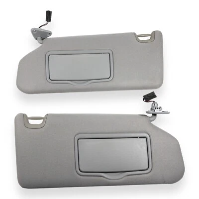 2013-2015 Mitsubishi Outlander Sport Driver & Passenger Sun Visor Pair Set Gray - Image 1 of 4