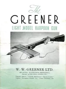 WW Greener c1950 Harpoon Gun Catalog - Picture 1 of 1