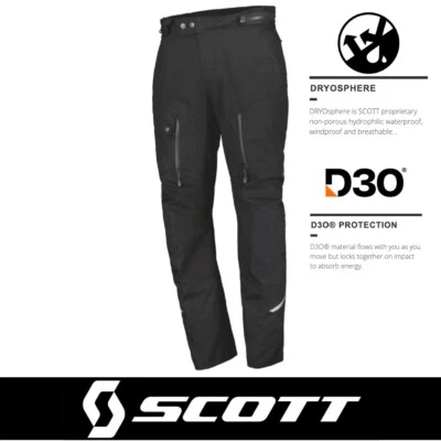 Adventure Motorcycle Trousers -Scott Voyager Breathable ADV Pants - Size Medium - Image 1 of 4