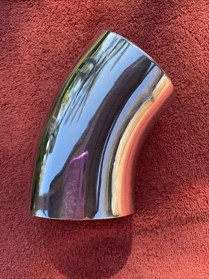 Tubo de tubo de espectro 9440 mandril de aluminio pulido de admisión de aire curvado de 3 "40 grados Foto 1 de 4