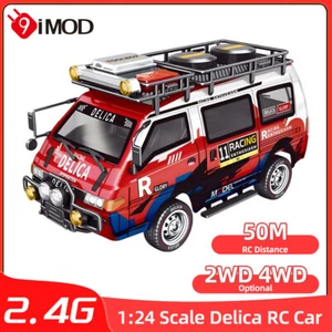 9IMOD RC Delica Car 1/24 2.4G Remote Control Vehicle Minibus Model Van 2WD/4WD - Picture 1 of 30